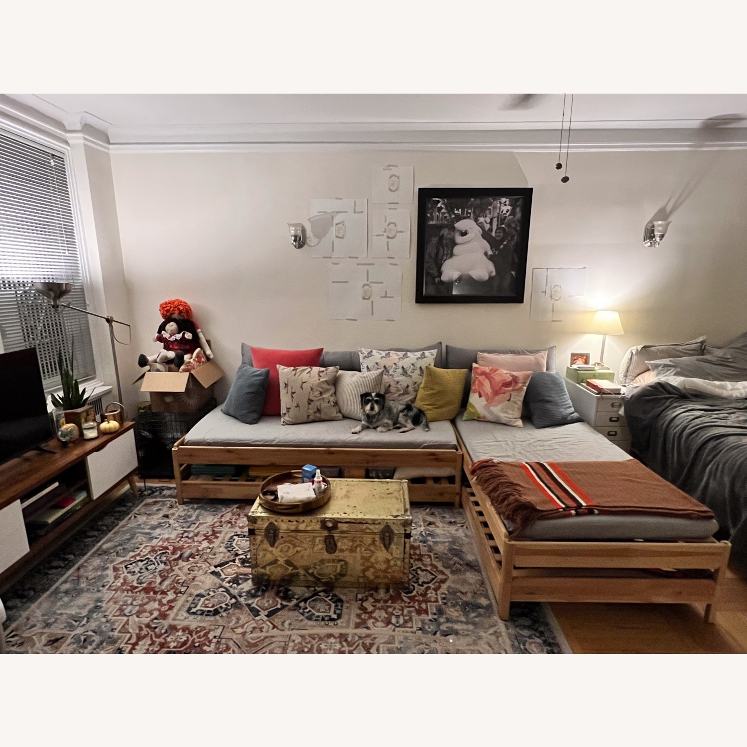 IKEA Utåker Natural Wood Twin Bed 2 Pack - image-1