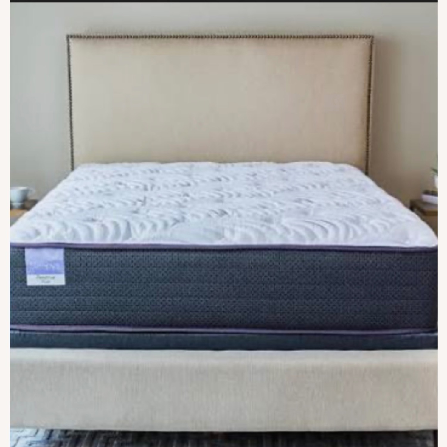 Twin Bed With Headboard and Frame - image-0