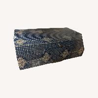 Anthropologie Blue Wood Chest