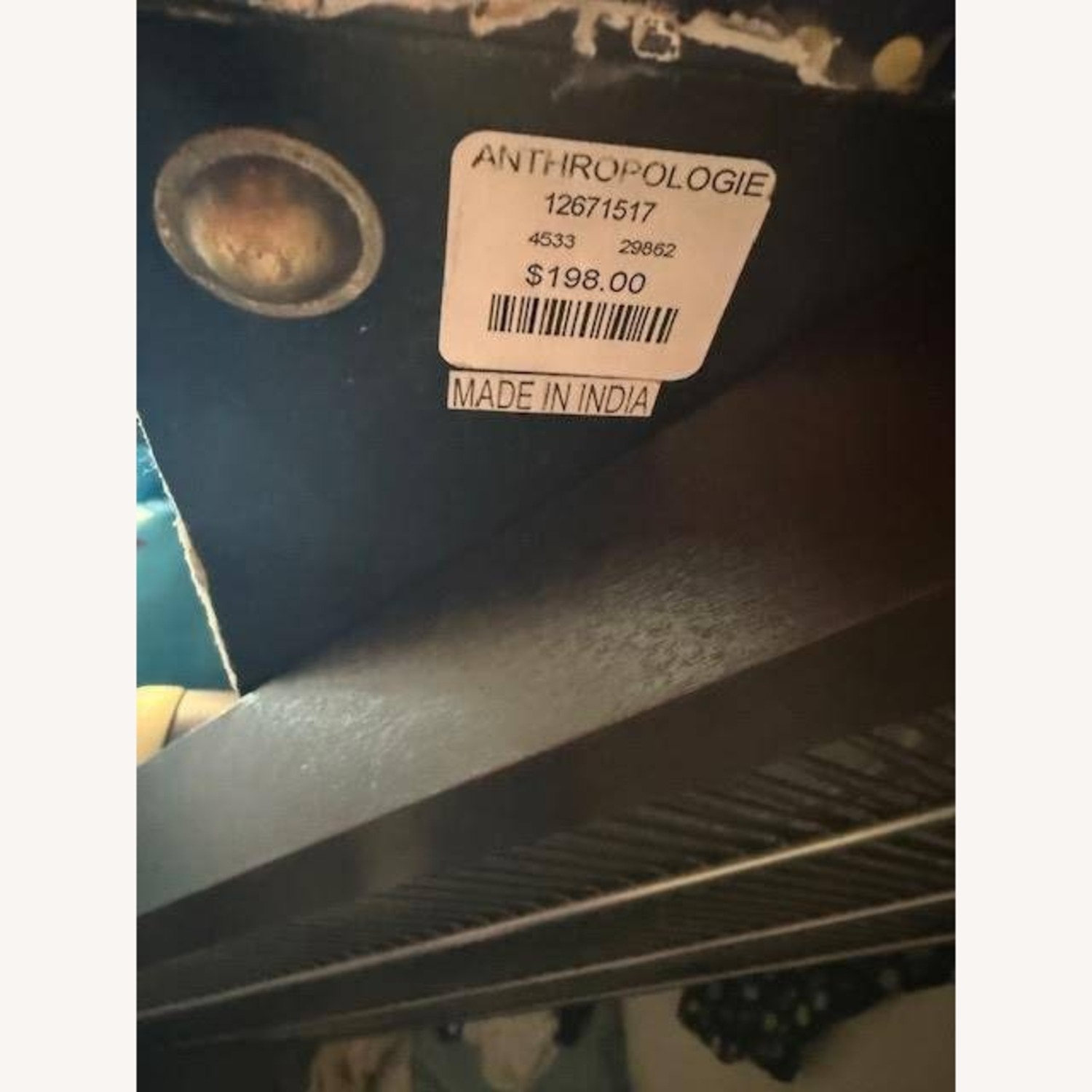 Anthropologie Blue Wood Chest - image-17