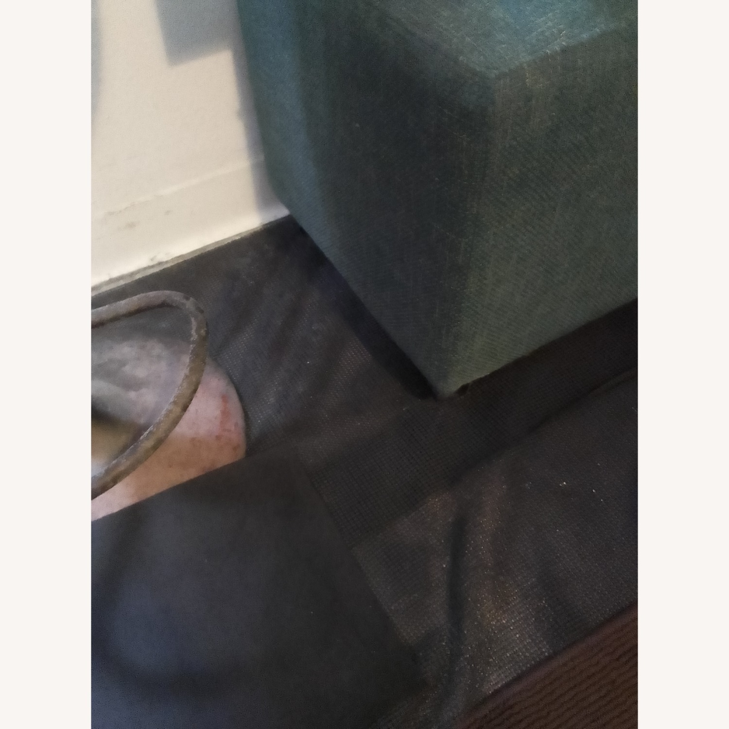 Pier 1 Imports Green Ottoman - image-2