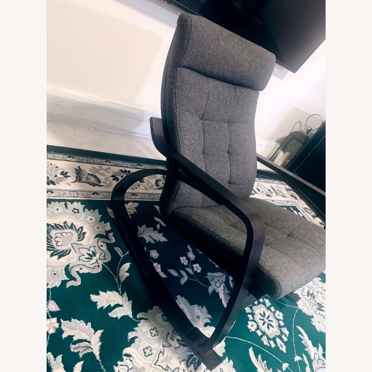 IKEA Dark Gray Fabric Recliner - image-4