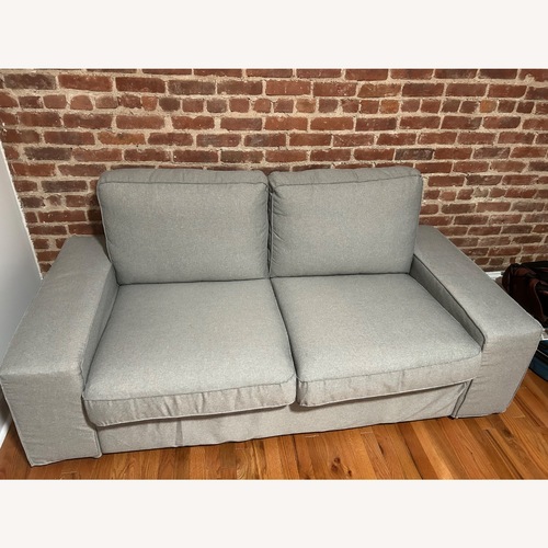 Used IKEA Kivik Light Gray 2 Seater Sofa for sale on AptDeco