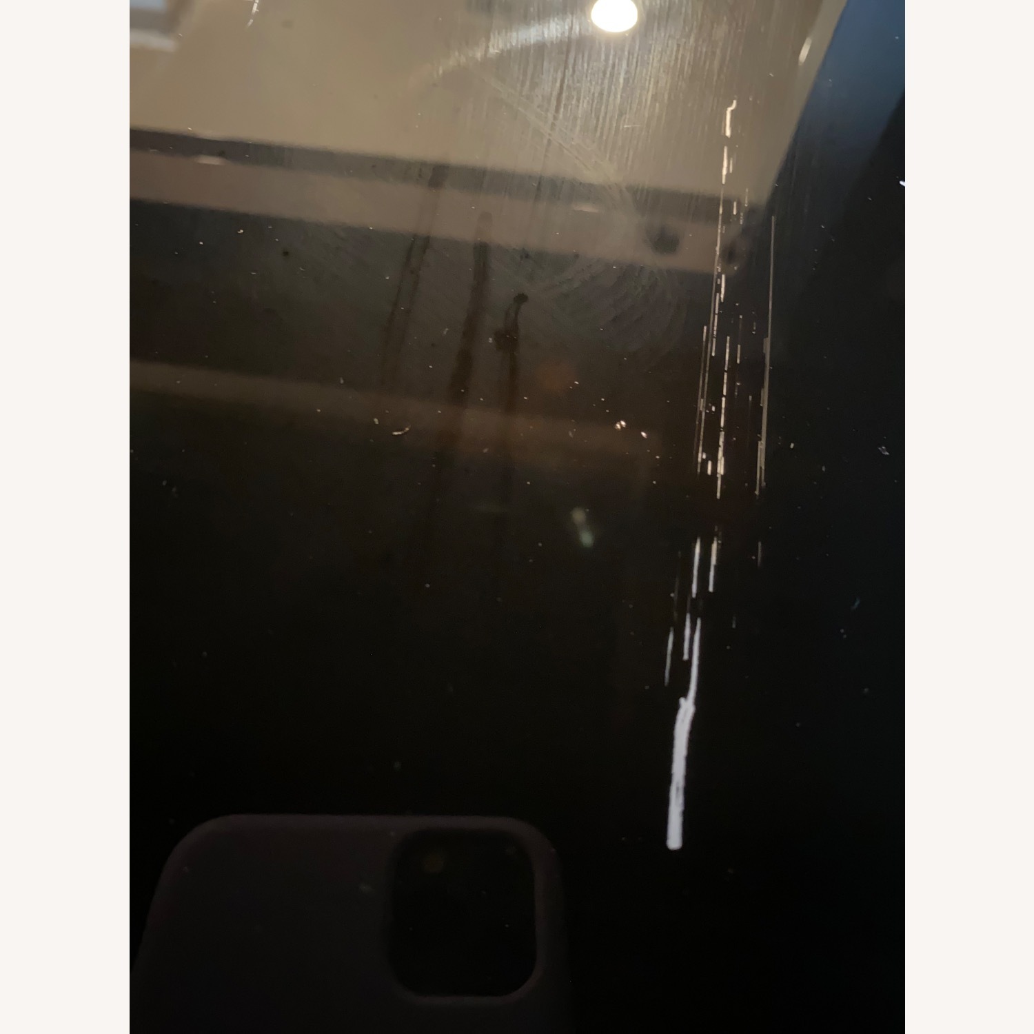 Black Glass Coffee Table - image-4