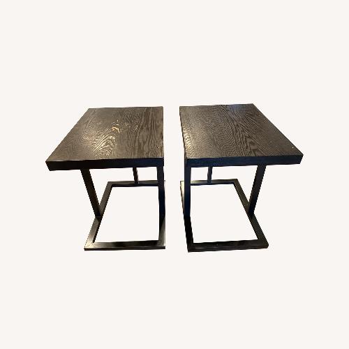 Used Dark Brown Wood Side Tables for sale on AptDeco