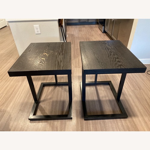 Used Dark Brown Wood Side Tables for sale on AptDeco