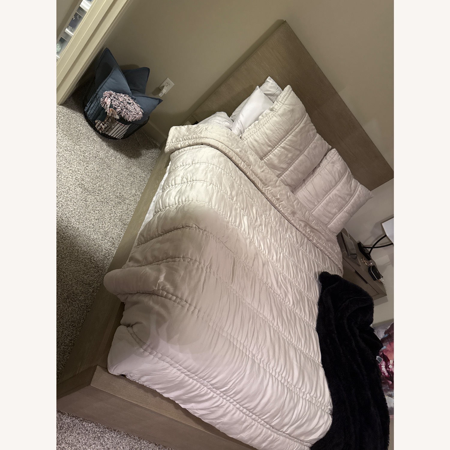 Pierce Natural Queen Wood Platform Bed - image-2