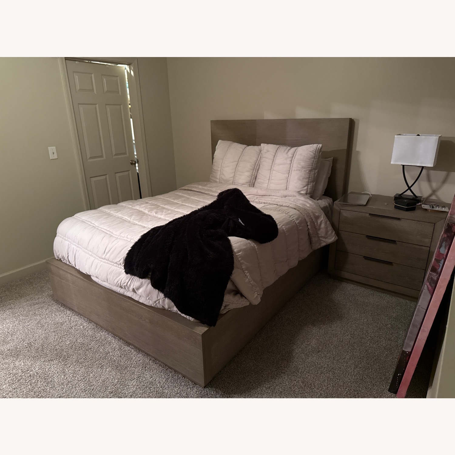 Pierce Natural Queen Wood Platform Bed - image-3
