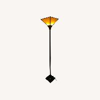 Black Metal Floor Lamp