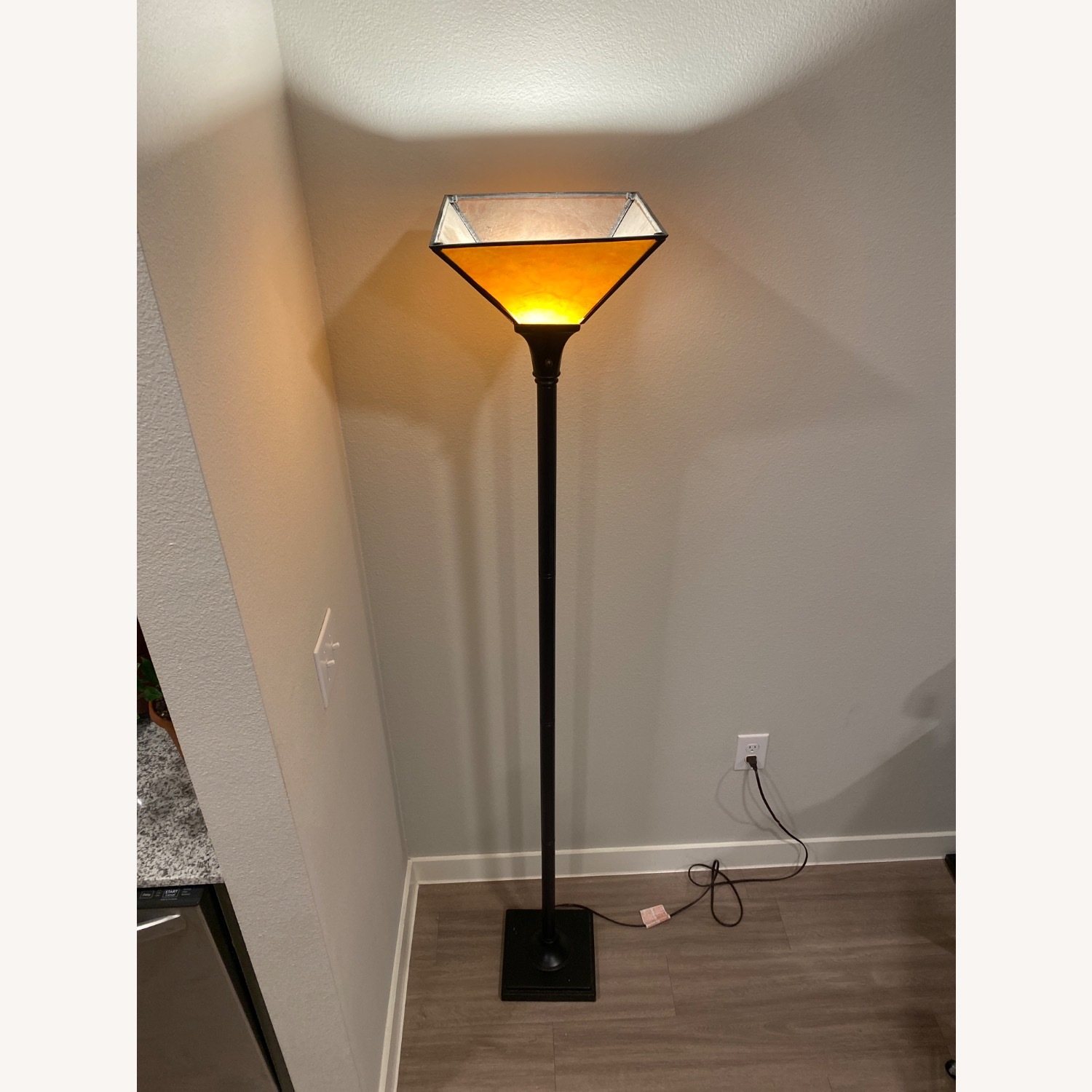 Black Metal Floor Lamp - image-3