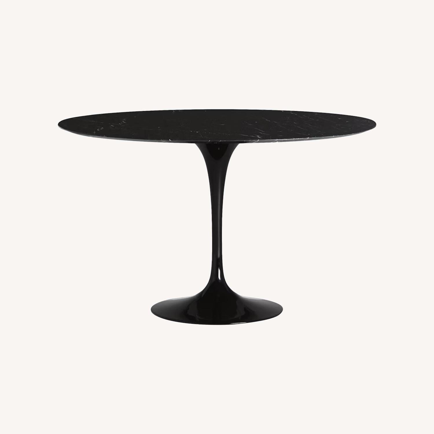 Knoll Saarinen Black Marble Dining Table - image-0