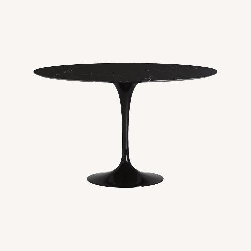Used Knoll Saarinen Black Marble Dining Table for sale on AptDeco