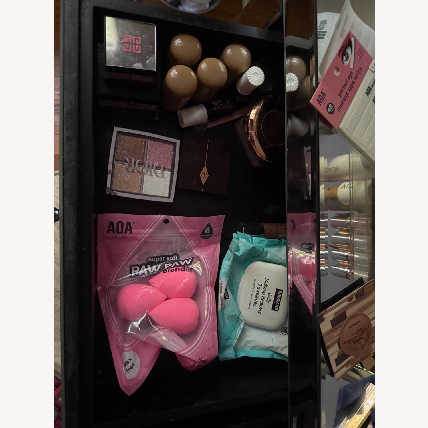 Wayfair Denel Silver Mirrored Glass Desk - image-5