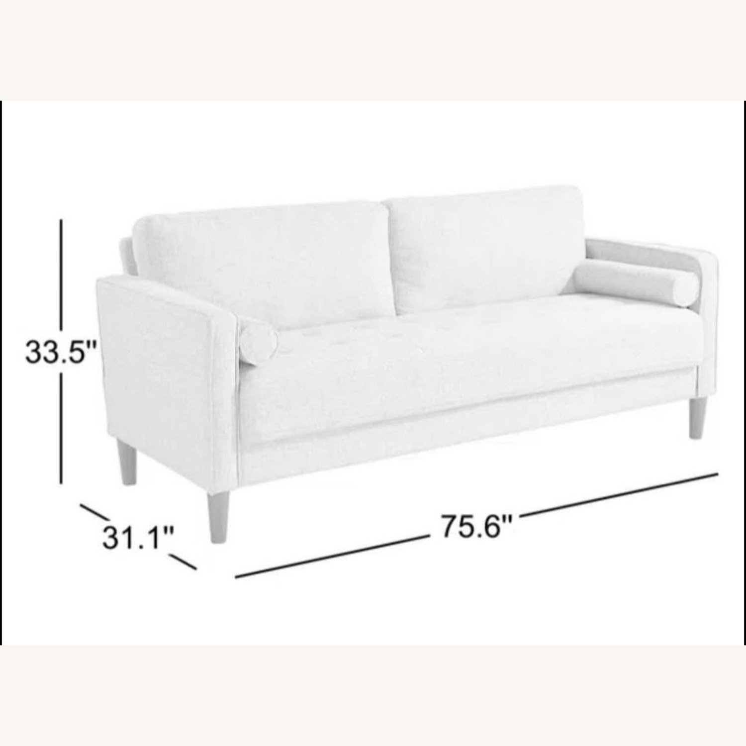 Mercury Row Dark Gray 3+ Seater Sofa - image-3