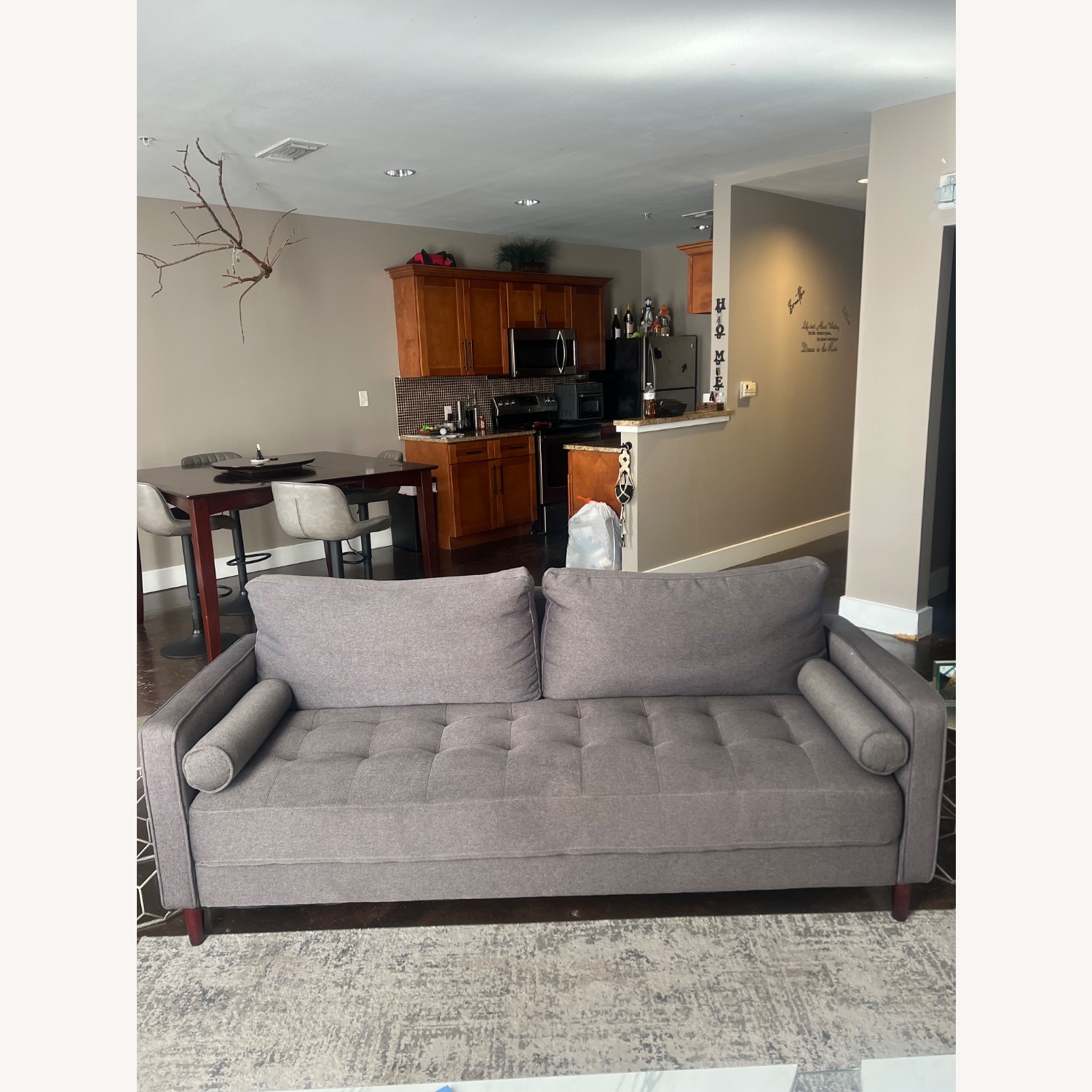 Mercury Row Dark Gray 3+ Seater Sofa - image-1