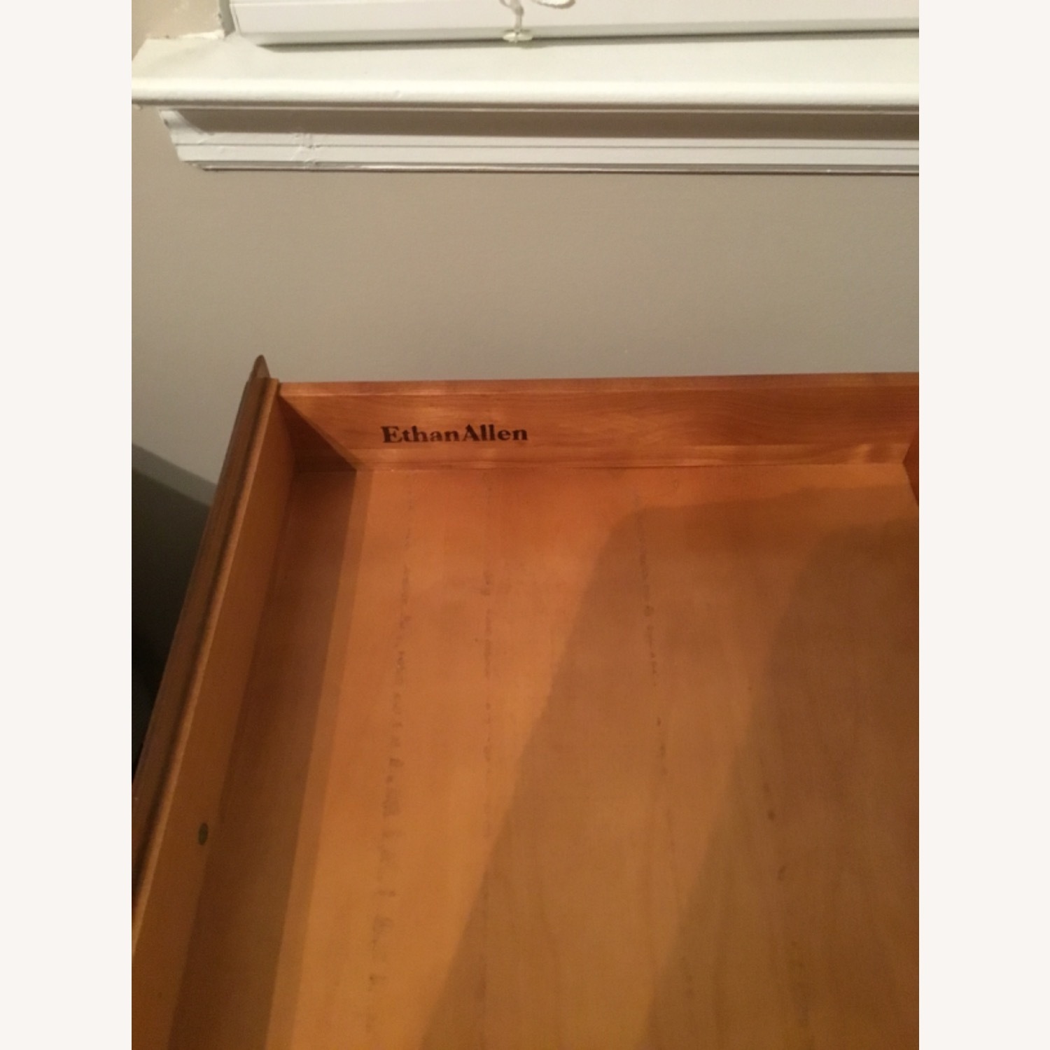Ethan Allen Dark Brown Nightstand - image-4