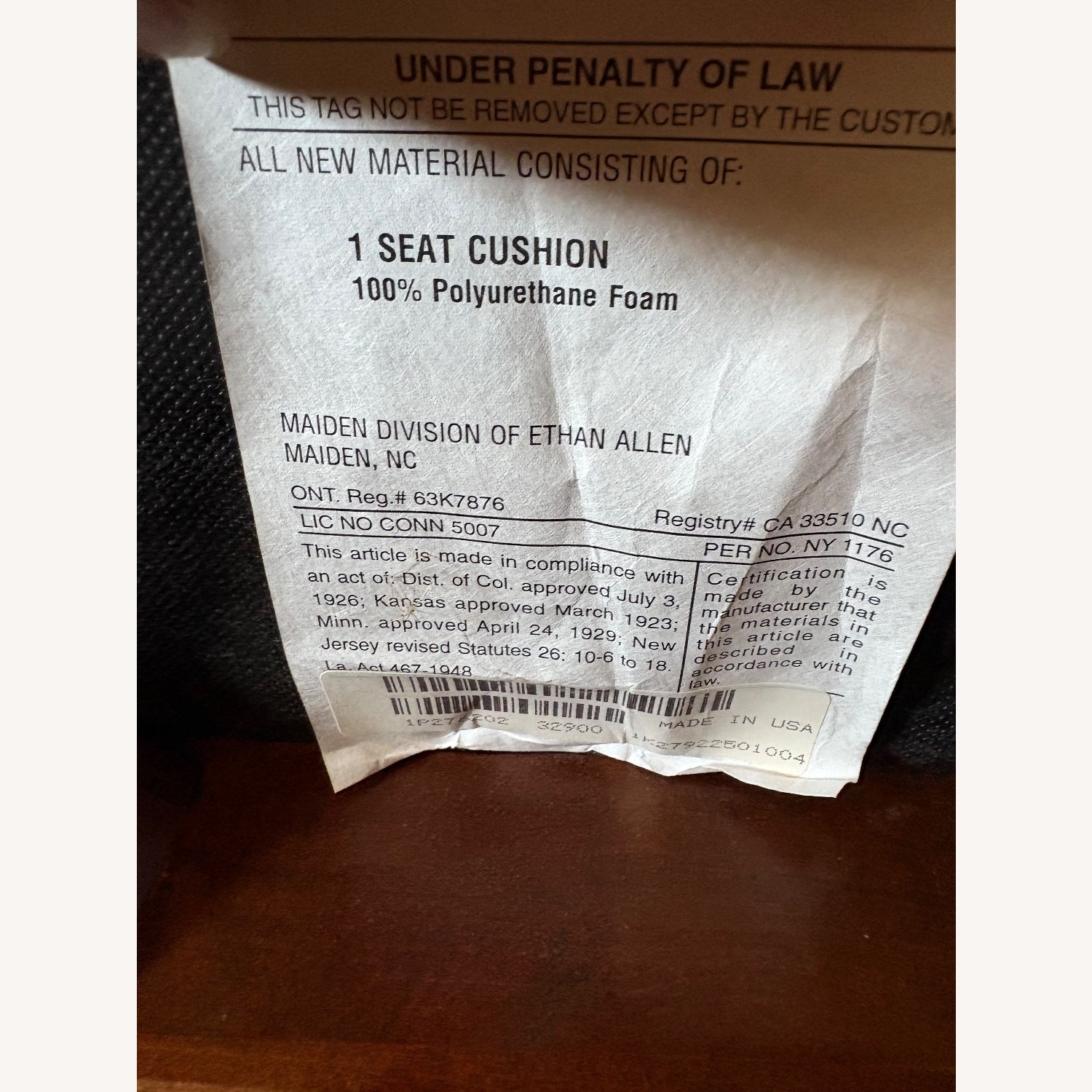 Ethan Allen Red Fabric Dining Chairs - image-7