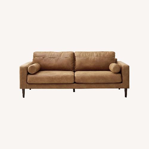 Used Ashley Furniture Telora Light Brown 2 Seater Sofa for sale on AptDeco