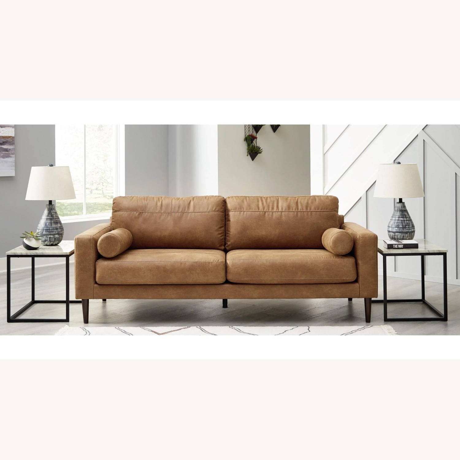 Ashley Furniture Telora Light Brown 2 Seater Sofa - image-1