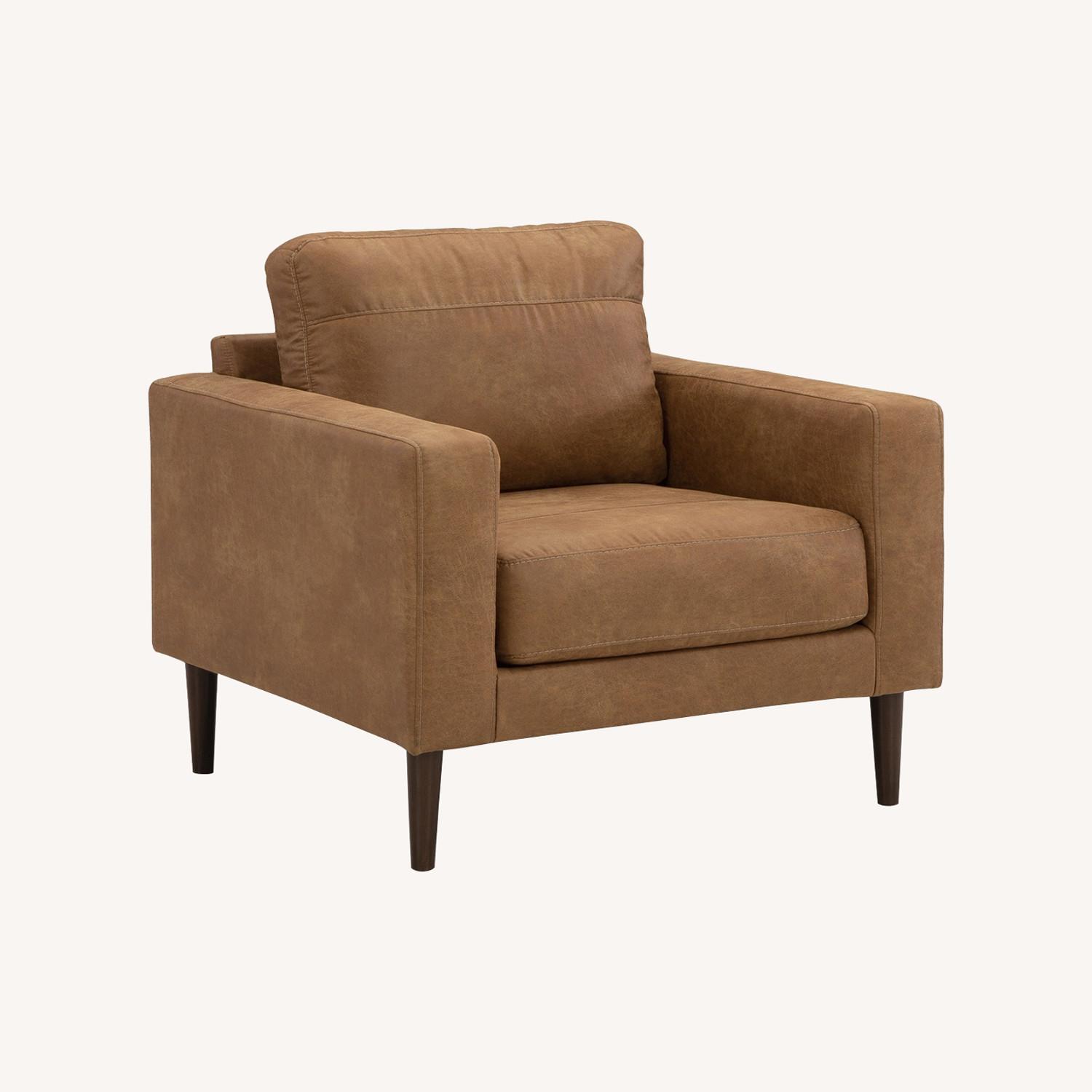 Ashley Furniture Light Brown Armchair - image-0