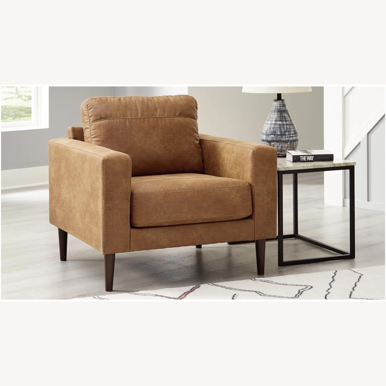 Ashley Furniture Light Brown Armchair - image-2