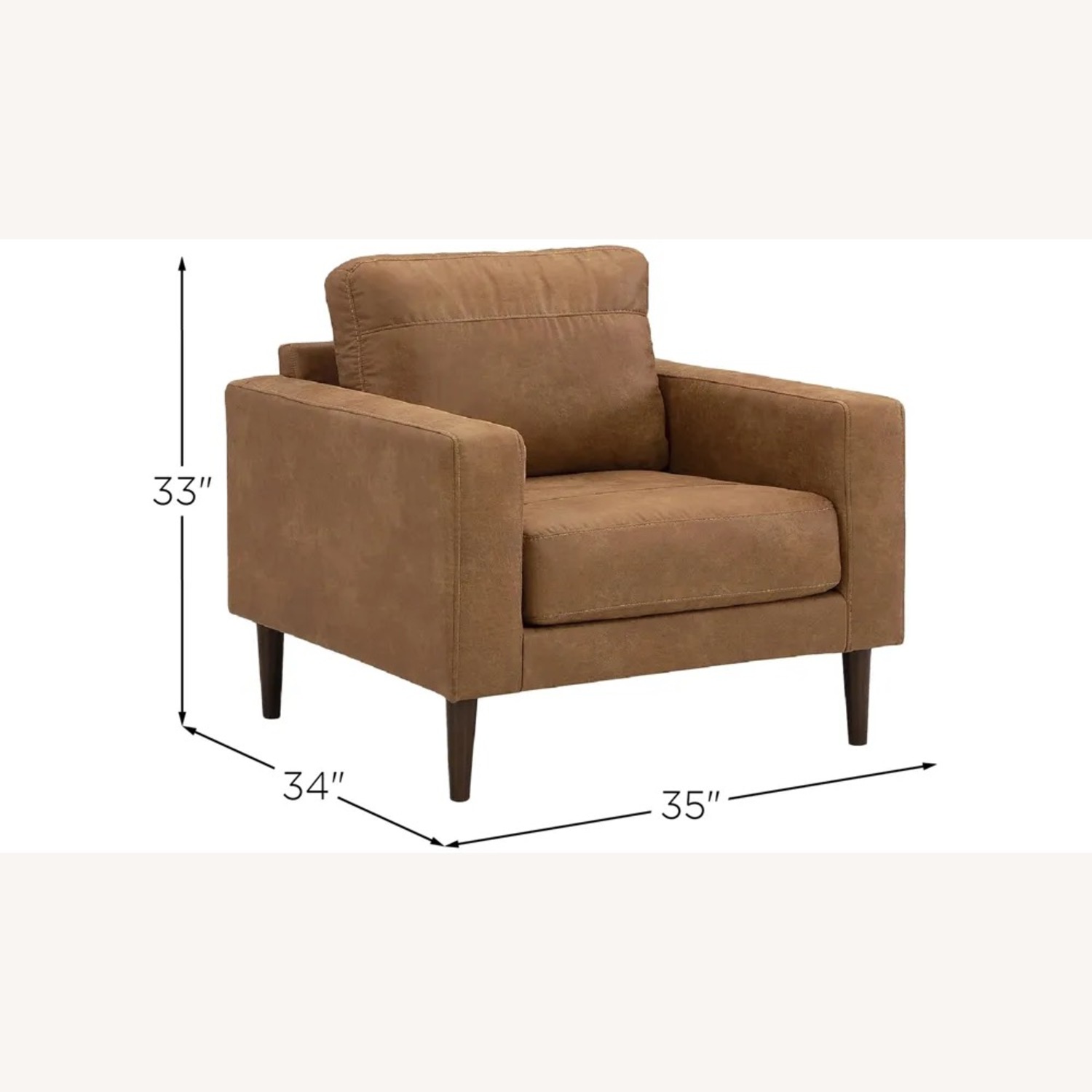 Ashley Furniture Light Brown Armchair - image-3