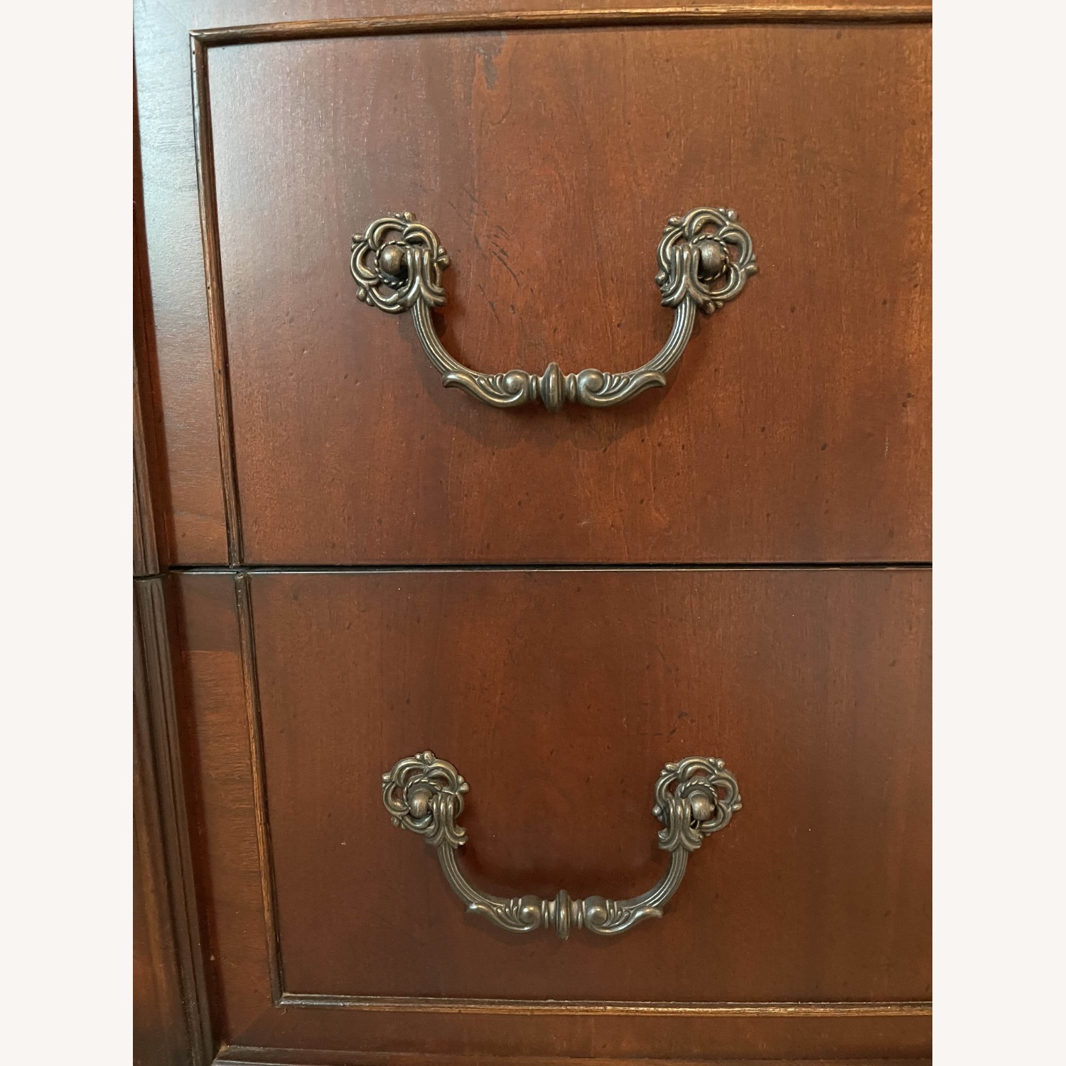 Vintage/Antique Finds Dark Brown Wood Armoire - image-9