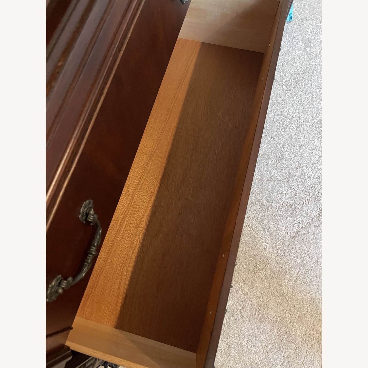 Vintage/Antique Finds Dark Brown Wood Armoire - image-17