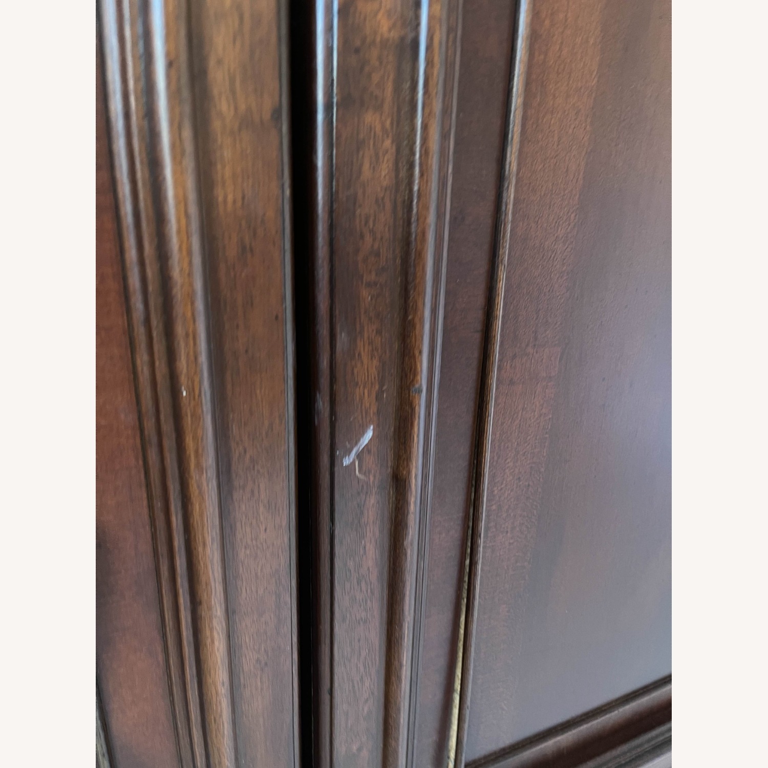 Vintage/Antique Finds Dark Brown Wood Armoire - image-6