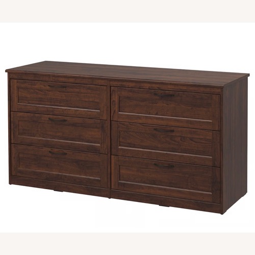 Used IKEA Dark Brown Wood Chest for sale on AptDeco