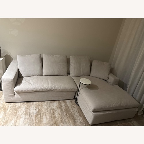 Used Restoration Hardware Natural 2 Piece Sectional for sale on AptDeco