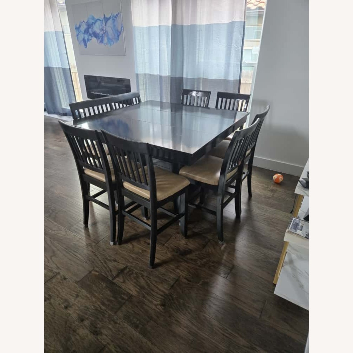 Black Wood Dining Table - image-3