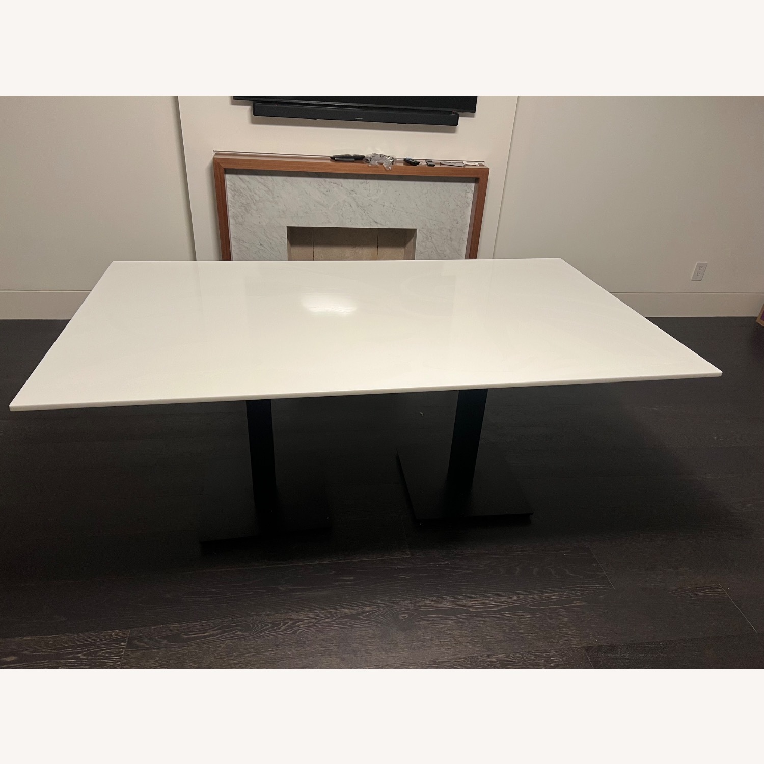 White Marble Dining Table - image-4