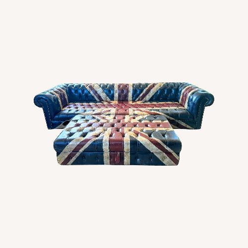 Used Timothy Oulton Westminster Sofa & Storage Ottoman for sale on AptDeco