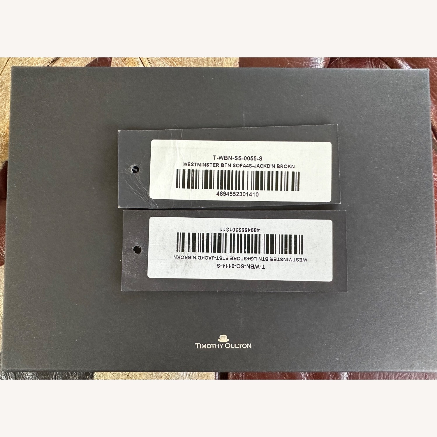 Timothy Oulton Westminster Sofa & Storage Ottoman - image-9