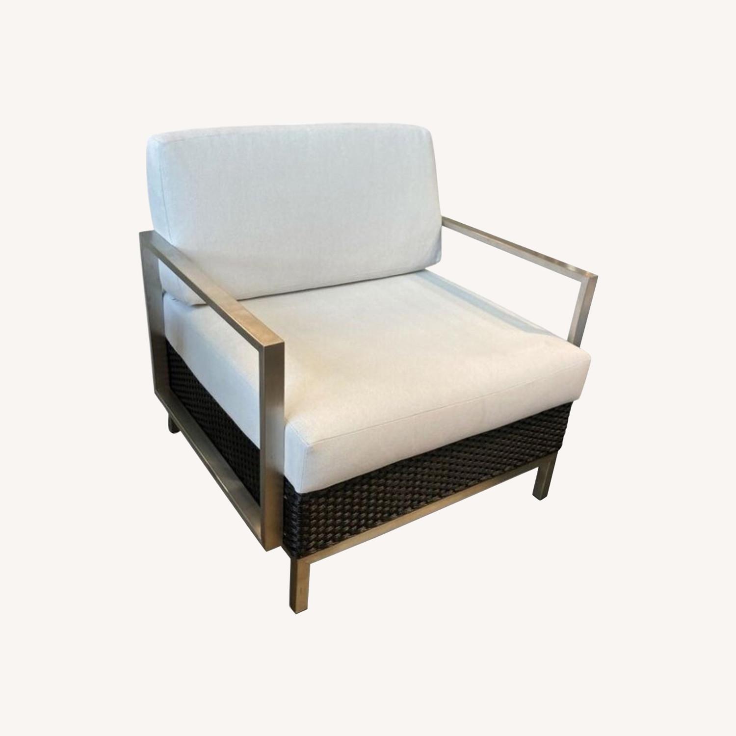 Lloyd Flanders Elements Wicker Lounge Chair - image-0