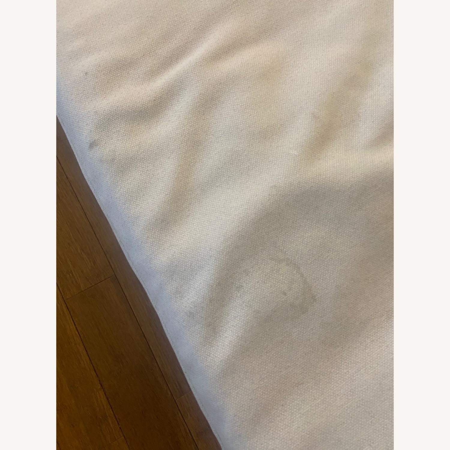 West Elm Harmony White Fabric 2 Seater Sofa - image-9