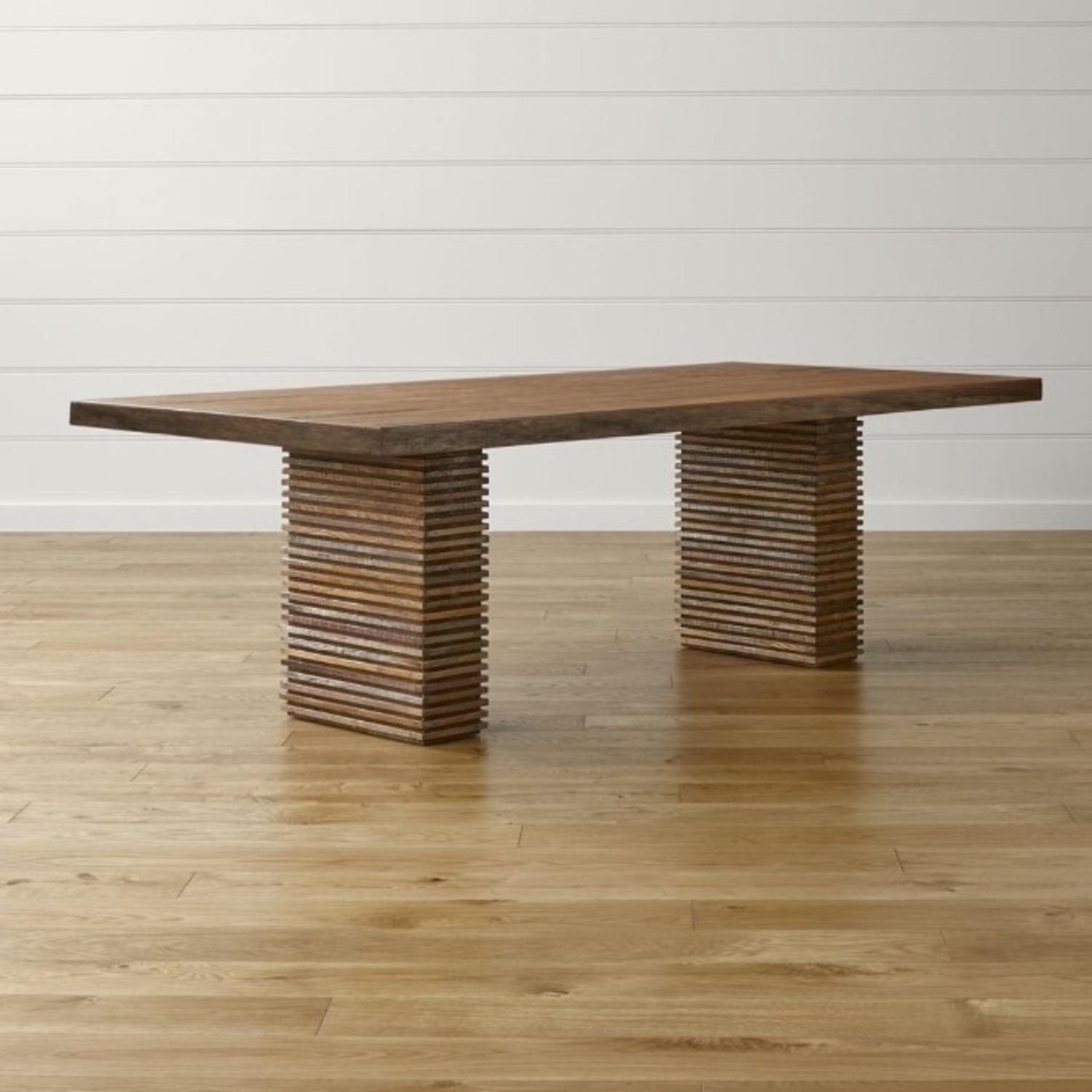 Crate & Barrel Paloma II Reclaimed Wood Dining Table - AptDeco