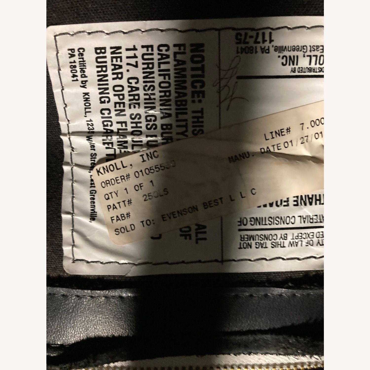 Knoll Barcelona Chair Black Metal Accent Chairs - image-6