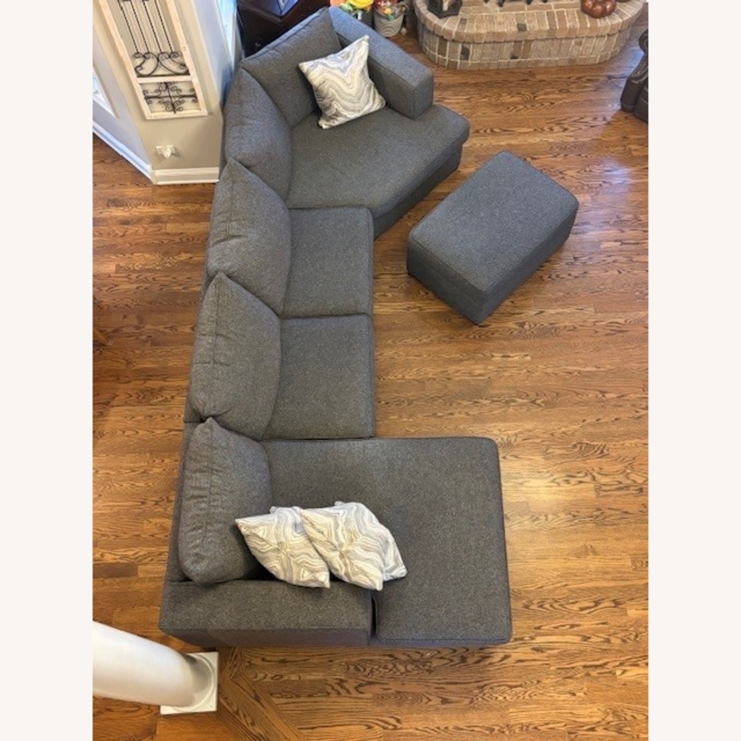 Avanti Furniture 2022 Canadel Sofa Sectional in Graphite Fabric - image-2