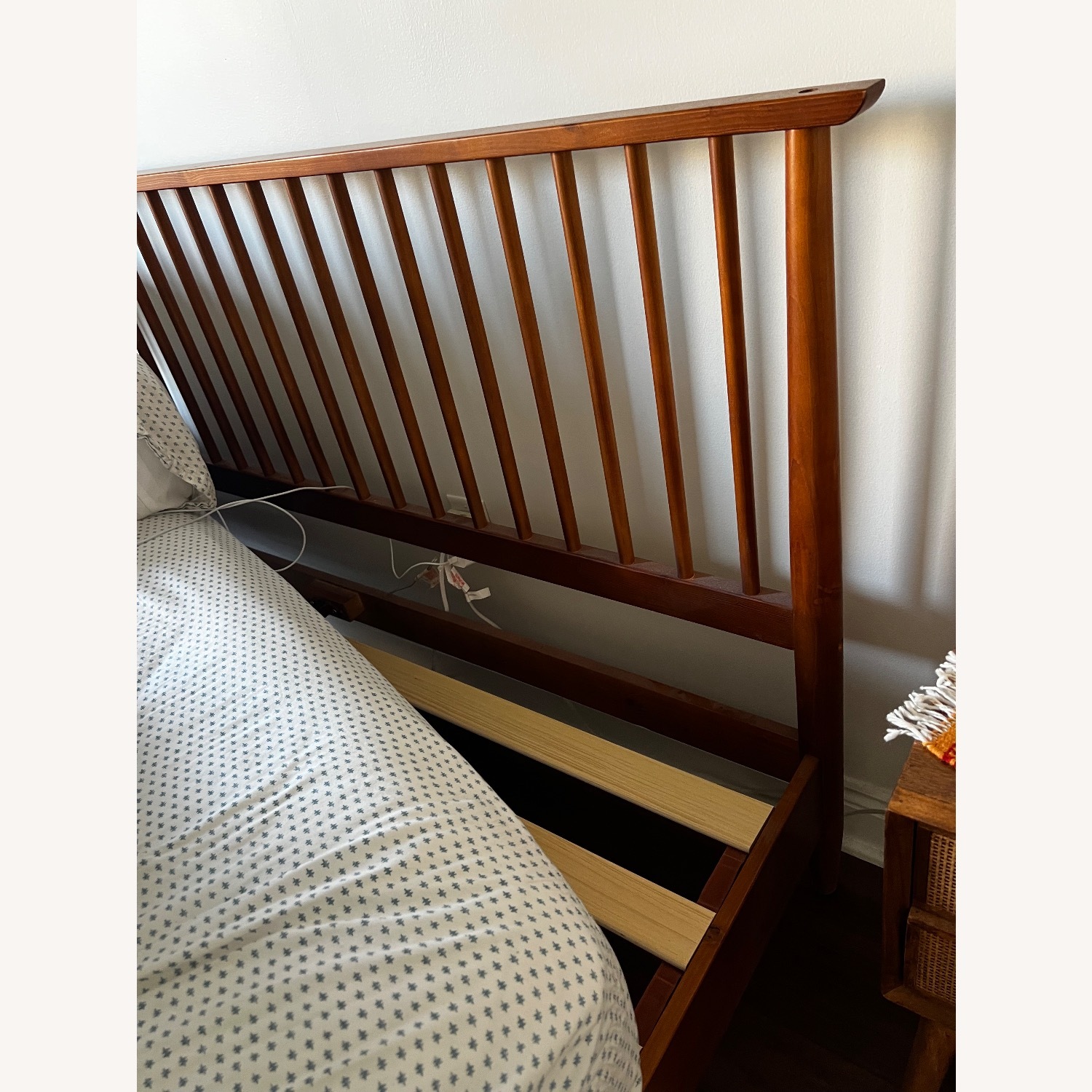 King Bed Frame Mid Century Modern - image-2