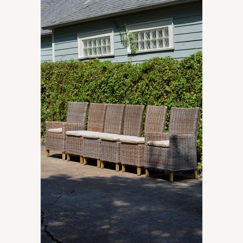 Used RH Provence Outdoor Dining Chair Set of 6 for sale on AptDeco