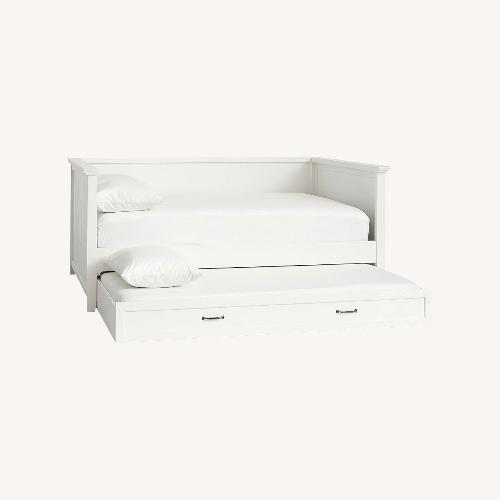 Used Pottery Barn Teen Hampton White Wood Daybed for sale on AptDeco