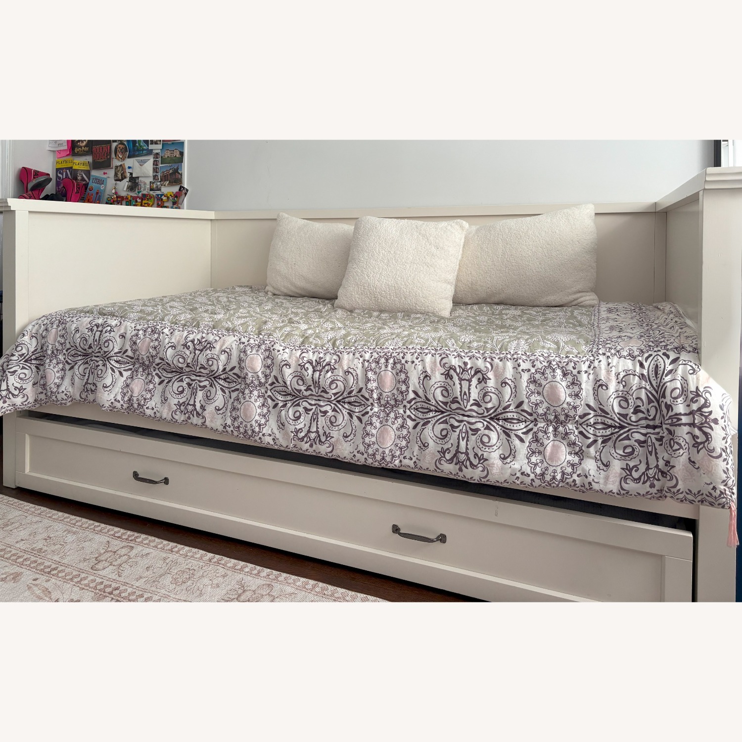 Pottery Barn Teen Hampton White Wood Daybed - image-4