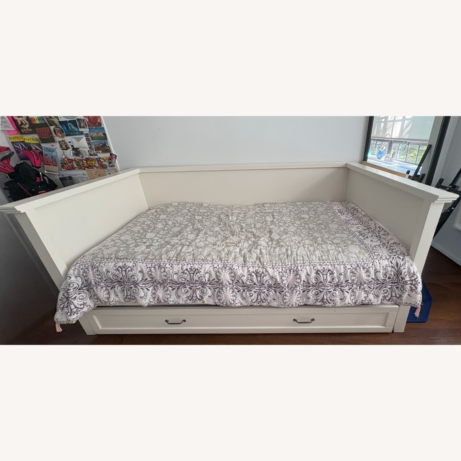 Pottery Barn Teen Hampton White Wood Daybed - image-5