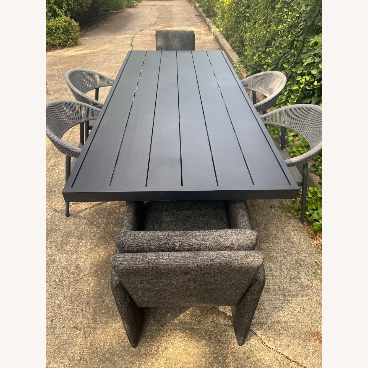 RH Portofino 96” Outdoor Dining Table With Chairs - image-3