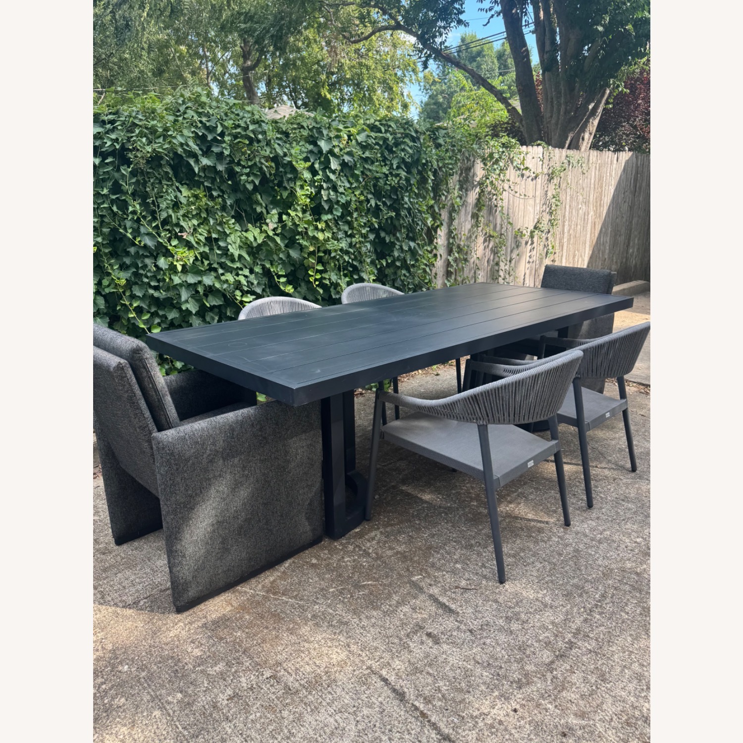 RH Portofino 96” Outdoor Dining Table With Chairs - image-5