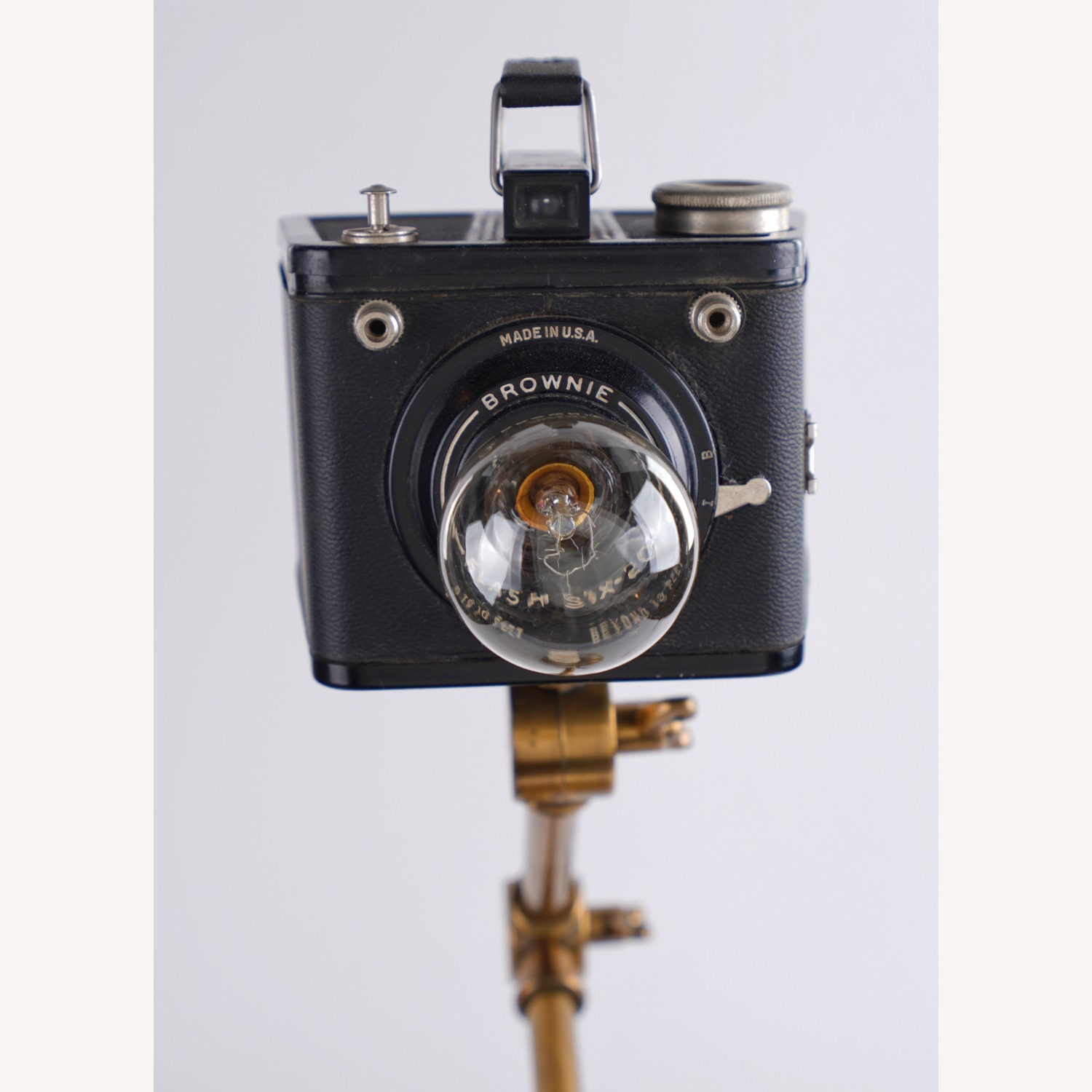 Vintage Retro Steampunk Art Light Table Lamp - image-10