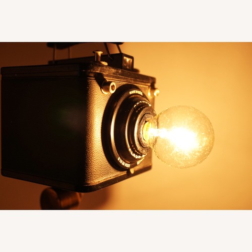 Used Vintage Retro Steampunk Art Light Table Lamp for sale on AptDeco