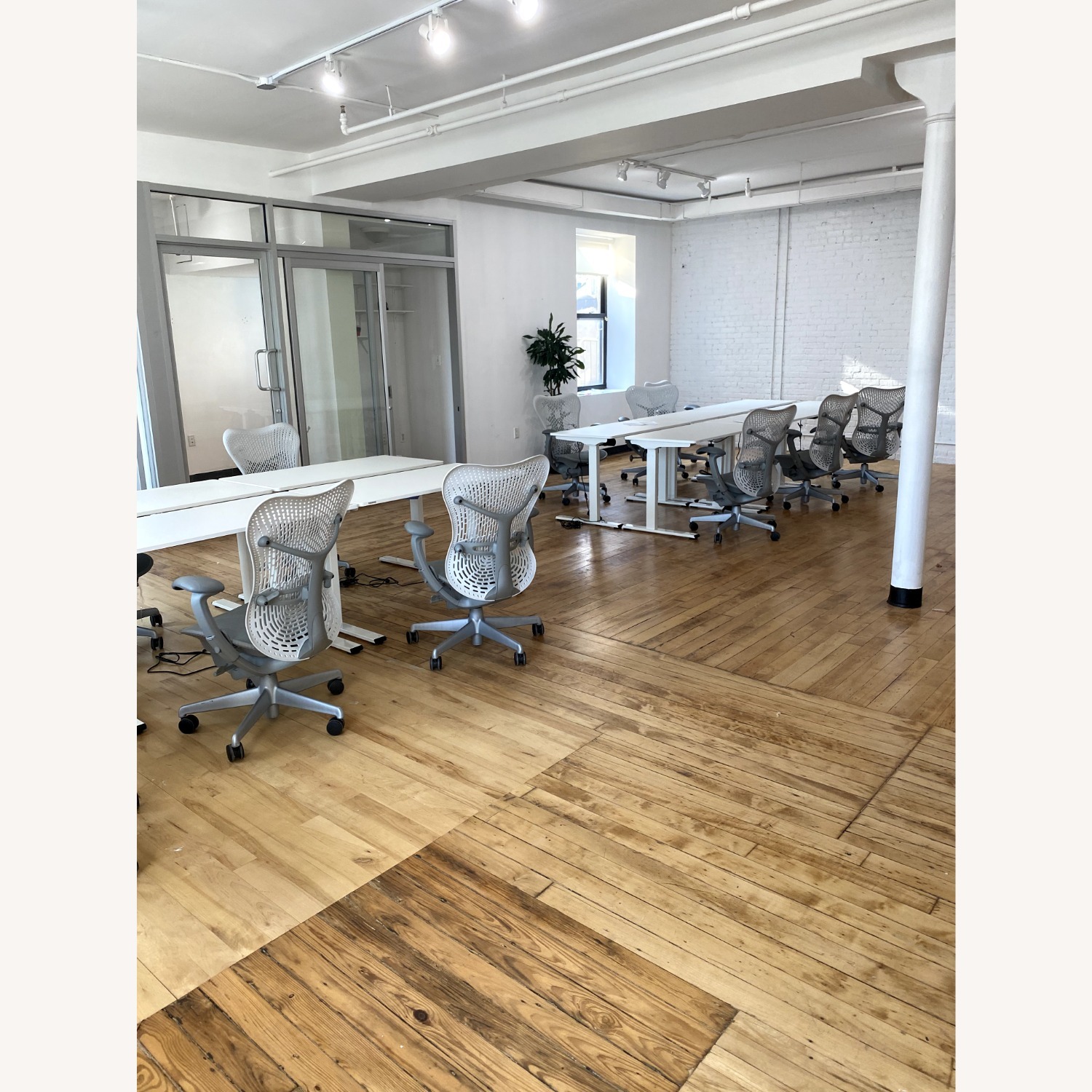 Herman Miller Verus Light Gray Office Chairs - image-1